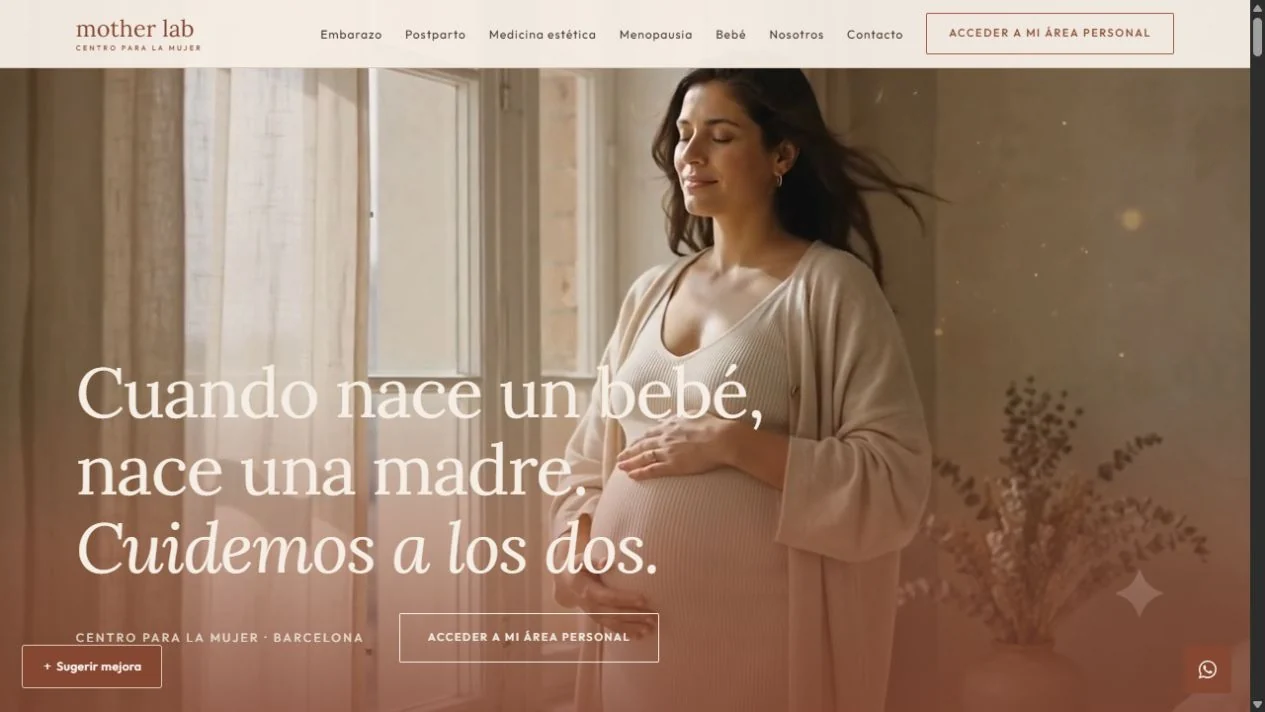 Web de Mother Lab